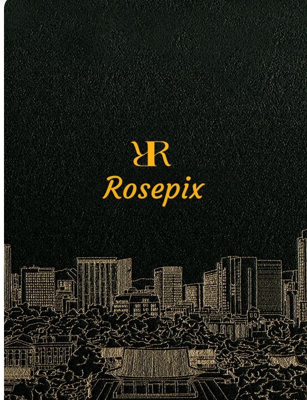 a black and gold cityscape